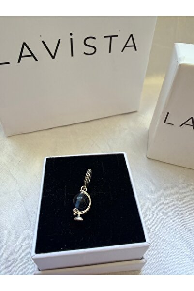 Lavista Silver World Küresi Gümüş Charm’ı