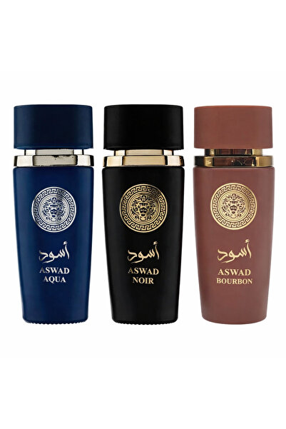 Al Fakhr Perfumes ASWAD ανδρικό άρωμα (Aqua / Noir / Bourbon) – premium, επίμ...