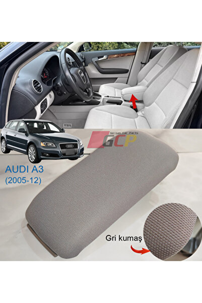 GCP German Car Parts A3 8P GRİ Kumaş Kol Dayama Kapağı - A3 8p Kolçak GRİ Kumaş