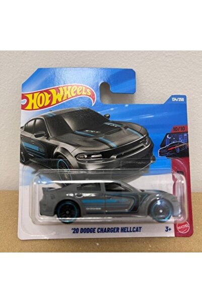 HOT WHEELS 20 Dodge Charger Hellcat Γκρι # 134 Κύρια Γραμμή 2026 Case F Κοντή...