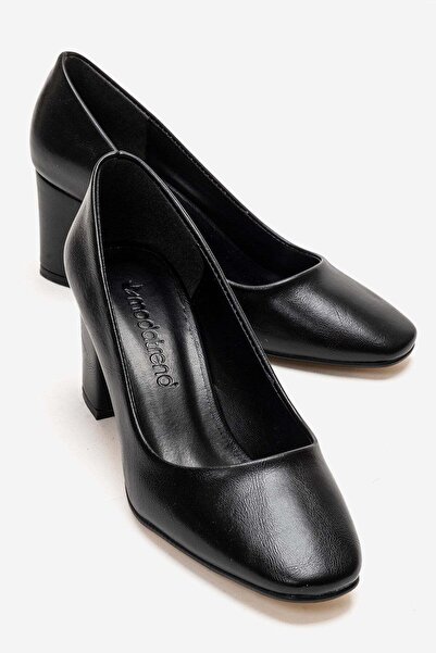 CCWAY AYAKKABI Γυναικεία παπούτσια με τακούνι ΜΑΥΡΑ ΑΝΤΙΚΕΙΜΕΝΙΚΑ