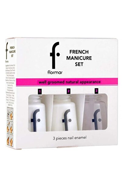 Flormar مجموعة مناكير طلاء اظافر فرنسية 319