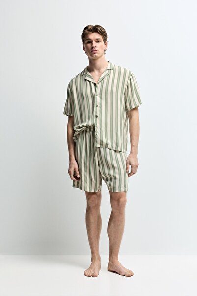 LEFTIES Kısa gömlek tarzı pijama