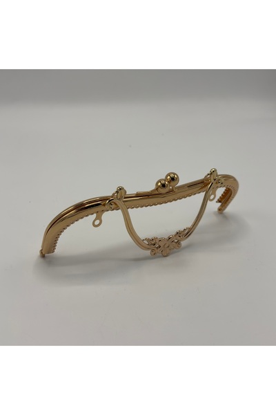 Aynalı Κλιπ πορτοφολιού με σχέδιο λουλουδιών χρυσό