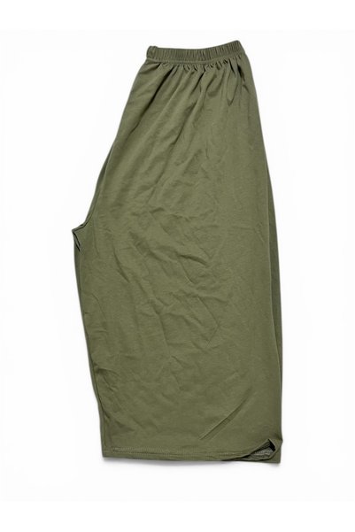 SEWANO Oversize Cotton Combed Cotton Capri Shorts – Plus Size