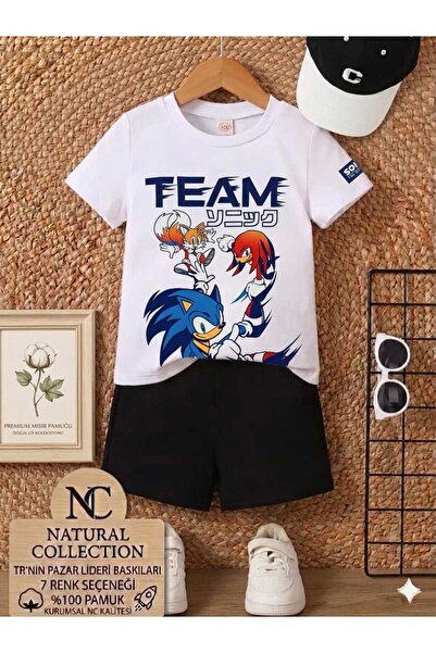 Nice Clothes ΚΑΛΟΚΑΙΡΙΝΟ ΠΑΙΔΙΚΟ ΣΕΤ ΜΠΛΟΥΖΑΚΙ-ΣΟΡΤΣ ΟΥΝΙΣΕΞ (ΕΚΤΥΠΩΣΗ STEAM)