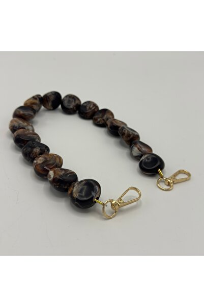 Aynalı Ακρυλικές χάντρες σε μαύρο-καφέ χρώμα