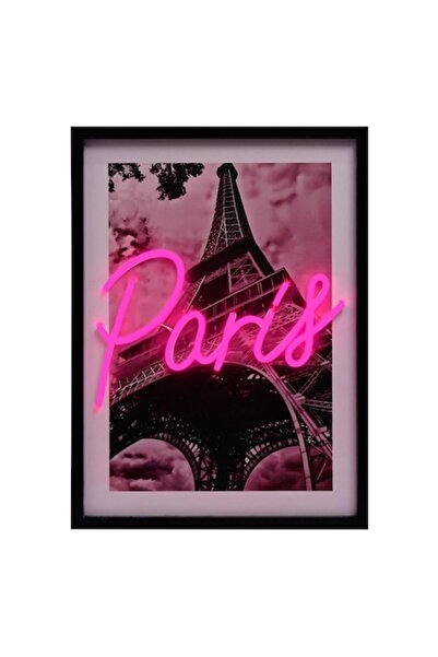 OEM Tablou cu lumină neon Turnul Eiffel 30x40cm