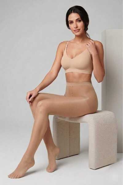 DÜVEN Καλσόν Glow 40 Den, γυαλιστερό, μεσαίου πάχους, μεταξωτό και ανθεκτικό.