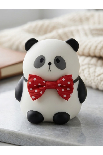 Flower Toys Papyonlu Panda Sukuşi-Squishy 7 Cm Yumuşak Stres Atıcı Eğlenceli ...