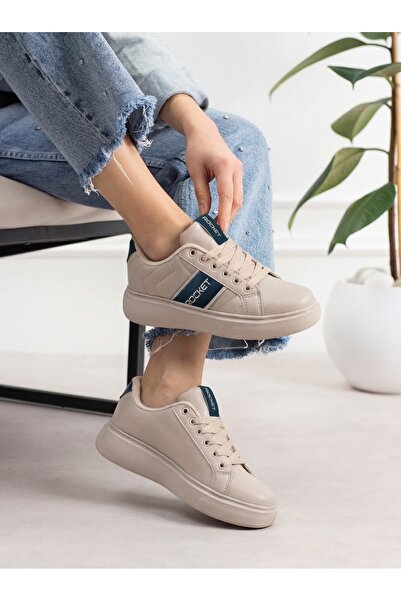 Rocket Unisex Sneaker Günlük Hafif Taban Bağcıklı Spor ayakkabı 9854