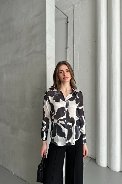 Hiccup MY FASHION Πουκάμισο με μοτίβο και κουμπιά με υφή