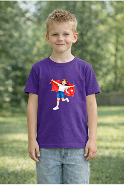 LORVEX Παιδικό μπλουζάκι 23 Απριλίου Μπλουζάκι για την Ημέρα της Κυριαρχίας κ...