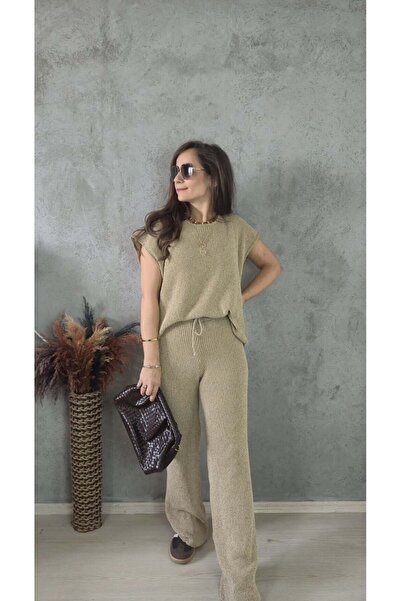 Butik DÜŞÜK KOL TRİKO PANTOLON BLUZ TAKIM