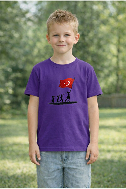 LORVEX Παιδικό μπλουζάκι 23 Απριλίου Μπλουζάκι για την Ημέρα της Κυριαρχίας κ...