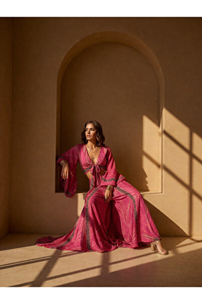 laviyonsa Σετ δύο τεμαχίων - Ροζ - Μακρύ