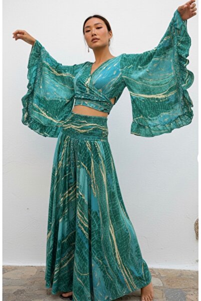 laviyonsa Σετ δύο τεμαχίων - Τυρκουάζ - Μακρύ