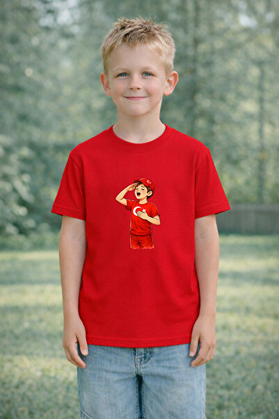 LORVEX Παιδικό μπλουζάκι 23 Απριλίου Μπλουζάκι για την Ημέρα της Κυριαρχίας κ...