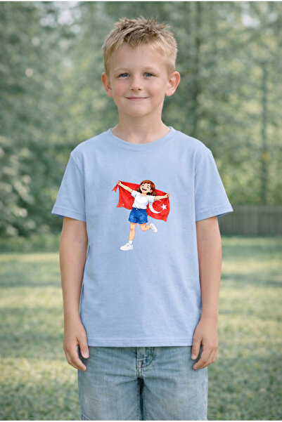 LORVEX Παιδικό μπλουζάκι 23 Απριλίου Μπλουζάκι για την Ημέρα της Κυριαρχίας κ...