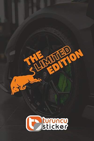Turuncu Sticker Redbull The Limited Edition Sticker Etiket 20x6.5 cm – Araç –...