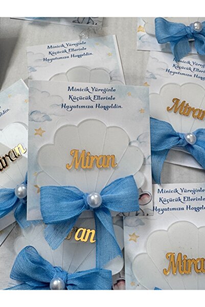 renkli mi renkli tasarım dünyası 10 adet isimli gold magnet bebek hediyelik