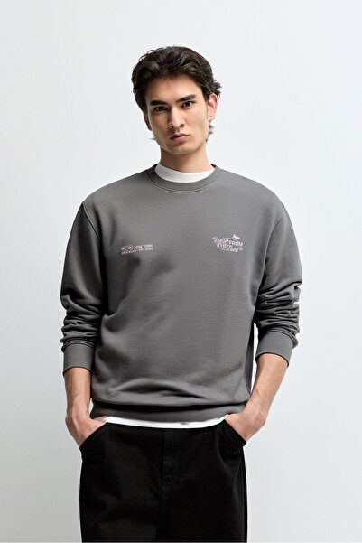 LEFTIES Baskılı sweatshirt