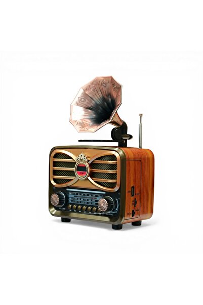 ROYALTREND Gramafonlu Trend Nostaljik Radyo,Bluetooth Nostalji Radyo