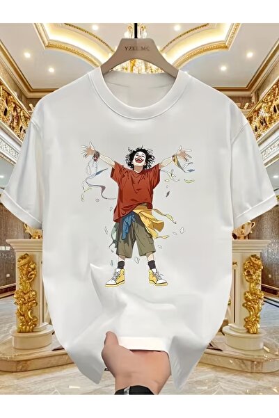 AEMİ Unisex Printed Oversized T-shirt με Κοντό Μανίκι