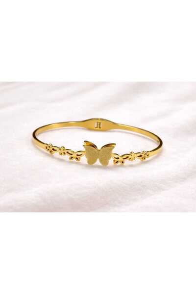 Generic Gold-Plated Anti-Tarnish Butterfly Design Bangle