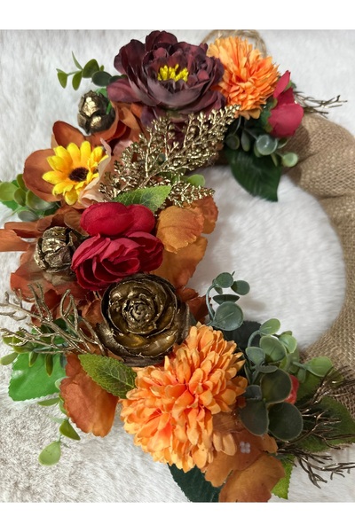 Marrone Πορτοκαλί Διακοσμητικό Στολίδι Πόρτας Ομορφιάς Πολυτελούς Σχεδιασμού