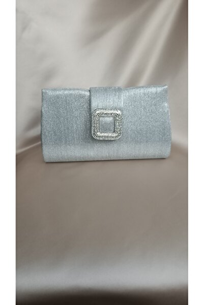 Gül karatekin gk Women's Silver Patterned Stone Buckle Detailed Special Desig...
