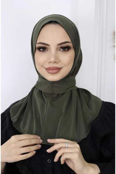 FRESCO SCARFS Γυναικείο Χιτζάμπ με κουμπωτά κούμπωμα, έτοιμο τουρμπάνι, κασκό...