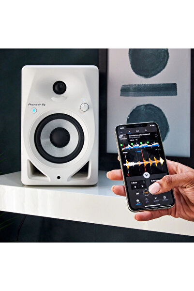 Pioneer Dj DM-40D-BT-W 4 İnç Aktif Masaüstü Stüdyo & DJ Referans Monitörü Hoparlör Seti - Çift Beyaz