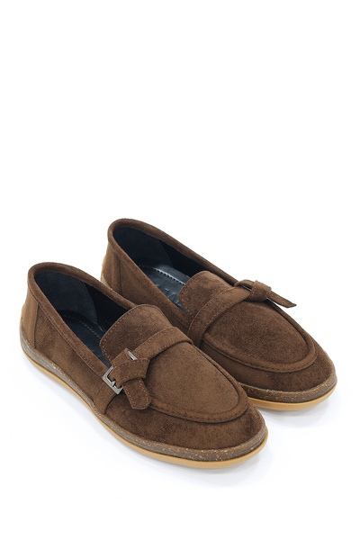 kajal ayakkabı İNT 8000 Χοντρή Σόλα Nubuck Καθημερινό Loafer
