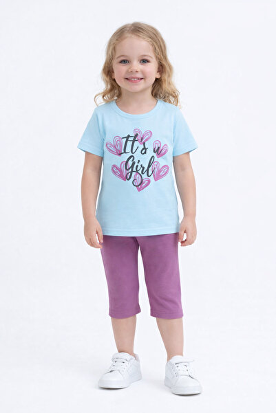 mb kids Hearted Girl Summer Shorts Set