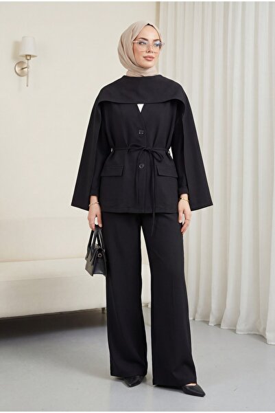 Modamorfo Σετ αλεξίπτωτου με λεπτομέρεια τσέπης, λαιμόκοψη V, κορδόνια και φο...