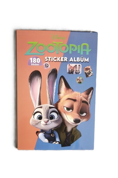 şahane parti Zootopia Sticker Defter Set 180 Adet