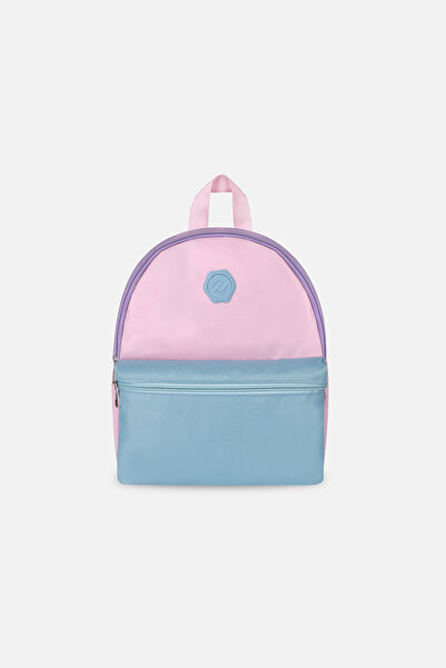 ICONE BAG Three Pastel Colored Children's Backpacks, Pink Lilac Blue Girls' B...