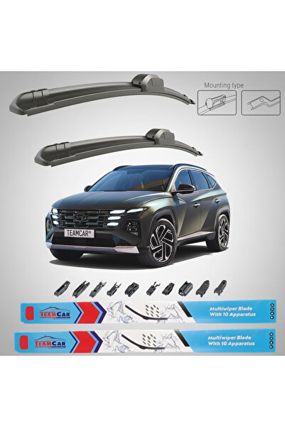 TEAMCAR Hyundai Tucson IV Facelift (2024–2026) Επίπεδες Υαλοκαθαριστήρες |   ...
