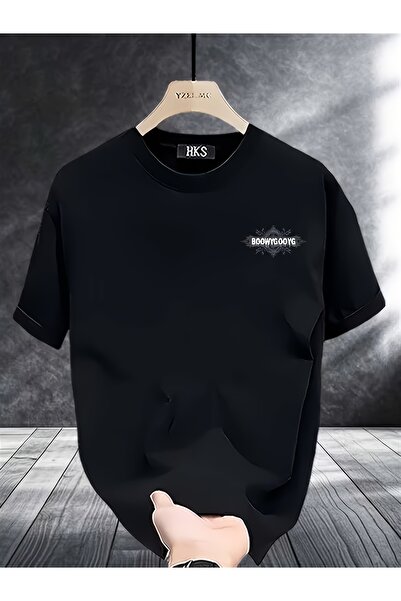 yiou trendy clothing تي شيرت رجالي صيفي جديد من القطن الخالص بتصميم عصري مطبو...