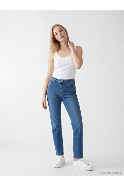 LC Waikiki Crop Flare Women's Jean Pants