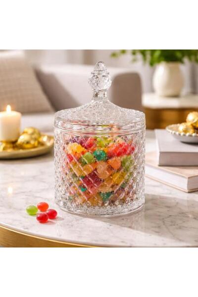 Generic Luxury Covered Crystal Sugar Bowl