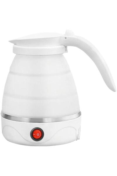 Tradeo Portable Collapsible Electric Kettle - 600ml Foldable Travel Water Boi...