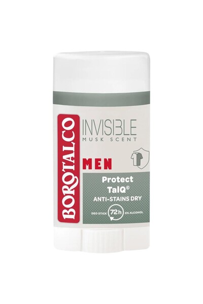 Borotalco Set 2 x Deodorant Antiperspirant Stick Borotalco, Barbati, Invisibl...