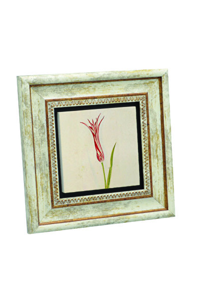 Sadrazam Εκτυπωμένο σχέδιο Οθωμανικής Τουλίπας σε πίνακα από φυσική πέτρα 20X...