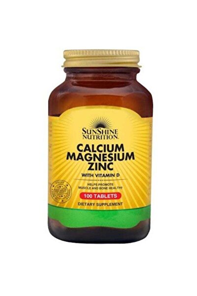 Sunshine Nutrition Calcium Magnesium Zinc With Vitamin D Dietary Supplement 1...