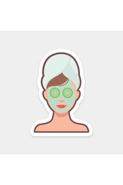 The Sticker Story. Beauty Mask Sticker