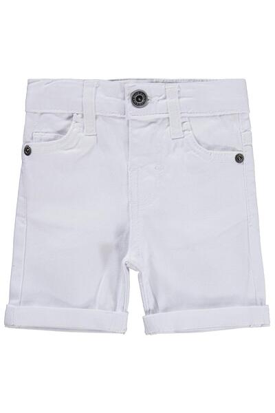 Tommiks Kids Gabardin 6-24 Ay Şort - Beyaz