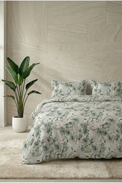Anılsan Σετ Παπλωματοθήκη Greena Διπλό 100% Βαμβακερό Percale