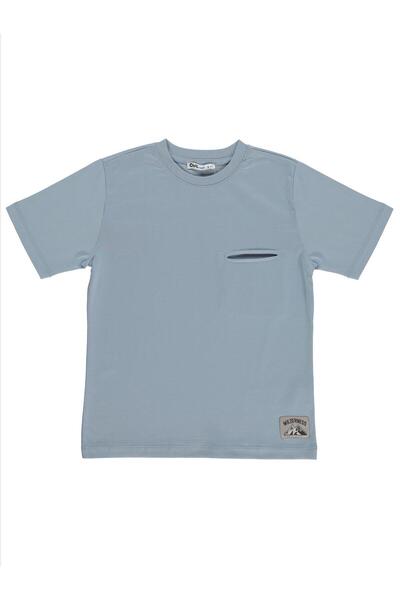 Civil Boys Μπλουζάκι EVEREST με στάμπα για 6-9 ετών - Μπλε